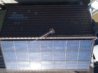 【撮影事例】弊社事務所太陽光発電パネル